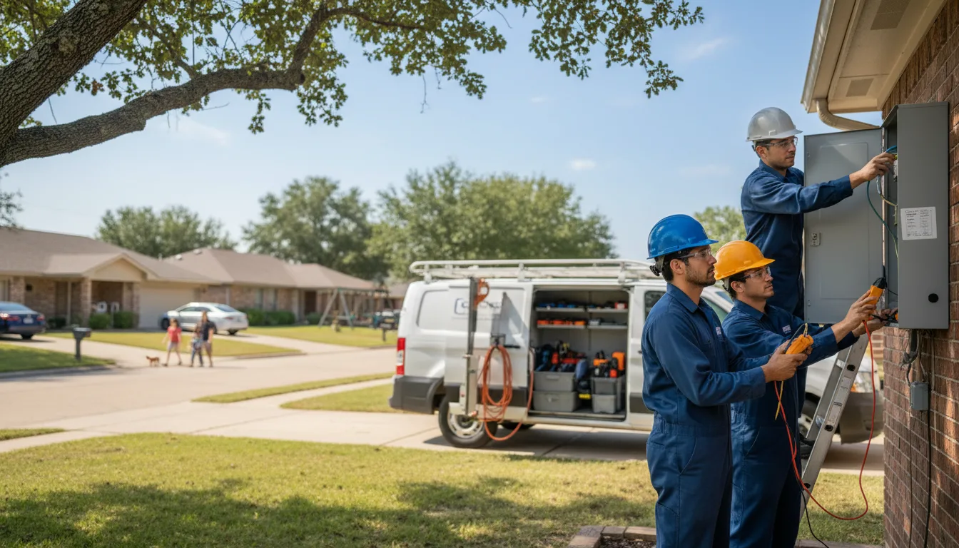 Certified electrician providing emergency electrical services in Houston, AK
